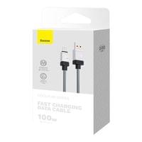 Кабел  Baseus CoolPlay USB към USB-C 100W 1м CAKW000601 - черен - 7