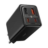 Зарядно устройство Baseus GAN6 Pro, 2xUSB-C + 2xUSB, 65W P10162701113-00... - 2