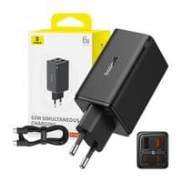 Зарядно устройство Baseus GAN6 Pro, 2xUSB-C + 2xUSB, 65W P10162701113-00... - 6