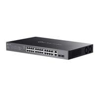 28-портов комутатор TP-Link Omada ES228GMP Gigabit Easy Managed Switch с... - 2