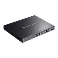 28-портов комутатор TP-Link Omada ES228GMP Gigabit Easy Managed Switch с... - 2