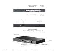 28-портов комутатор TP-Link Omada ES228GMP Gigabit Easy Managed Switch с... - 5