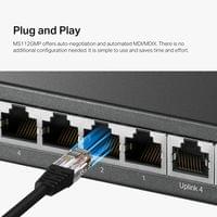 12-портов гигабитов настолен комутатор с 8 PoE+ порта Mercusys MS112GMP - 8 12-портов гигабитов настолен комутатор с 8 PoE+ порта Mercusys MS112GMP - 8