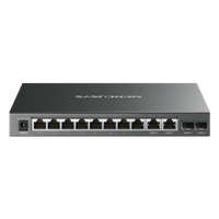 12-портов гигабитов настолен комутатор с 8 PoE+ порта Mercusys MS112GMP - 10 12-портов гигабитов настолен комутатор с 8 PoE+ порта Mercusys MS112GMP - 10