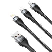 Кабел за данни за бързо зареждане Baseus Flash Series Ⅱ USB към M L C... - 2