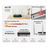 Безжичен рутер Mercusys MB135-4G AC1200 Dual Band 4G LTE - 2