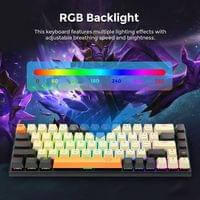 Клавиатура Redragon Ryze K633CGO-RGB_RD RGB с червени суичове - 3 Клавиатура Redragon Ryze K633CGO-RGB_RD RGB с червени суичове - 3