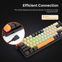 Клавиатура Redragon Ryze K633CGO-RGB_RD RGB с червени суичове - 4 Клавиатура Redragon Ryze K633CGO-RGB_RD RGB с червени суичове - 4