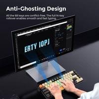 Клавиатура Redragon Ryze K633CGO-RGB_RD RGB с червени суичове - 5 Клавиатура Redragon Ryze K633CGO-RGB_RD RGB с червени суичове - 5