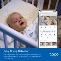 Интелигентна бебефон камера с двойна леща TP-Link Tapo C840 - 5