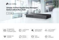 10-портов комутатор TP-Link Omada ES210GMP Gigabit Easy Managed Switch с... - 4