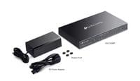 10-портов комутатор TP-Link Omada ES210GMP Gigabit Easy Managed Switch с... - 8