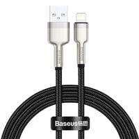 Кабел Baseus Cafule Metal Series USB-A към Lightning, 2м CALJK-B01 - 9
