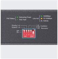 18-портов гигабитен неуправляем комутатор TP-Link Omada DS1018GMP с... - 7