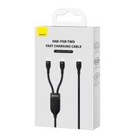 Кабел Baseus Flash Series Ⅱ Fast Charging 2 в 1 USB-C - 2xUSB-C 100W... - 3