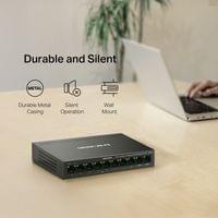8-портов 10/100 Mbps + 2-портов Gigabit Desktop комутатор... - 7