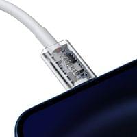 Кабел Baseus Superior USB Type C към Lightning 20W 2м CATLYS-C02 - бял - 3
