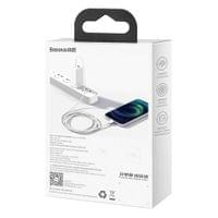 Кабел Baseus Superior USB Type C към Lightning 20W 2м CATLYS-C02 - бял - 7