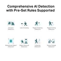 5MP пълноцветна куполна мрежова камера TP-Link VIGI C250(2.8mm) - 2