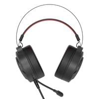 Геймърски слушалки Redragon Carmen H261 с RGB осветление - черни - 1