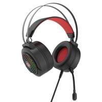 Геймърски слушалки Redragon Carmen H261 с RGB осветление - черни - 2
