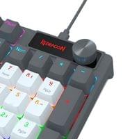 Механична геймърска клавиатура Redragon Caesura K718GB-R,... - 2