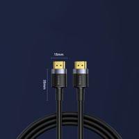 Кабел Baseus Cafule HDMI 2.0 4K 60 Hz 3D 18 Gbps CADKLF-H01 5м - черен - 7