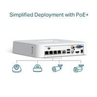 NVR TP-Link VIGI NVR1104H-4P PoE+ 4-канален - 4