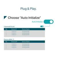 NVR TP-Link VIGI NVR1104H-4P PoE+ 4-канален - 8