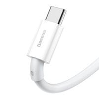 Кабел Baseus Superior CATYS-A02 USB-A към USB-C, 66W, 2м, бял - 2