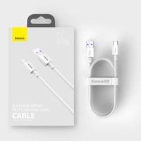 Кабел Baseus Superior CATYS-A02 USB-A към USB-C, 66W, 2м, бял - 6
