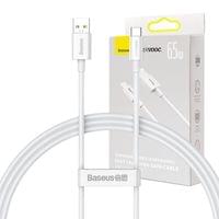 Кабел Baseus Superior Series USB-А към USB-C 65W 1м CAYS000902 - бял - 2
