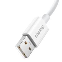 Кабел Baseus Superior Series USB-А към USB-C 65W 1м CAYS000902 - бял - 3