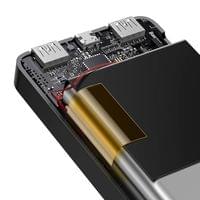 Външна батерия Baseus Bipow PPBD050001 10000mAh 15W, 2 x USB 1 x USB... - 4