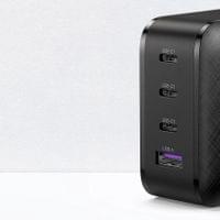 Зарядно устройство Ugreen CD224 70774, 220V 3xUSB-C, 1xUSB A, GaN, 65W,... - 3