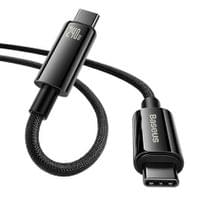 Кабел Baseus Tungsten Gold 240W USB-C към USB-C 1м CAWJ040001 - черен - 1