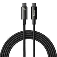 Кабел Baseus Tungsten Gold 240W USB-C към USB-C 1м CAWJ040001 - черен - 2