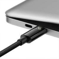 Кабел Baseus Tungsten Gold 240W USB-C към USB-C 1м CAWJ040001 - черен - 2