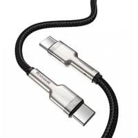 Кабел Baseus Cafule Series Type-C към Type-C, 100W, 2м, черен - 1