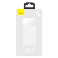 Външна батерия Baseus Bipow PPBD050102 20000mAh 15W бял + USB-A - Micro... - 4 Външна батерия Baseus Bipow PPBD050102 20000mAh 15W бял + USB-A - Micro... - 4
