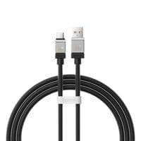 Кабел  Baseus CoolPlay USB към USB-C 100W 2м CAKW000701 - черен - 2