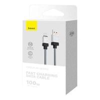 Кабел  Baseus CoolPlay USB към USB-C 100W 2м CAKW000701 - черен - 7
