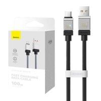 Кабел  Baseus CoolPlay USB към USB-C 100W 2м CAKW000701 - черен - 9