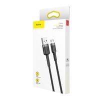 Кабел Baseus Cafule USB към microUSB, 1.5A, 2м, черен - 2