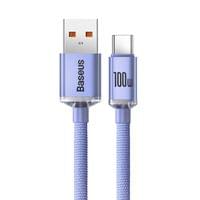 Кабел Baseus Crystal Shine USB Type A към USB Type C 100W 2м CAJY000505... - 2