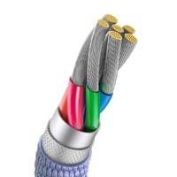 Кабел Baseus Crystal Shine USB Type A към USB Type C 100W 2м CAJY000505... - 3
