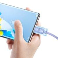 Кабел Baseus Crystal Shine USB Type A към USB Type C 100W 2м CAJY000505... - 5