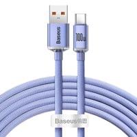 Кабел Baseus Crystal Shine USB Type A към USB Type C 100W 2м CAJY000505... - 6