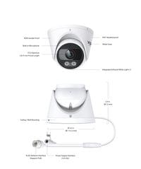 2MP пълноцветна мрежова камера TP-Link VIGI InSight S425(4mm) - 5