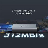 Четец на карти USB 3.0 Type-C към SD и microSD 4.0 TP-Link UA440C - 6